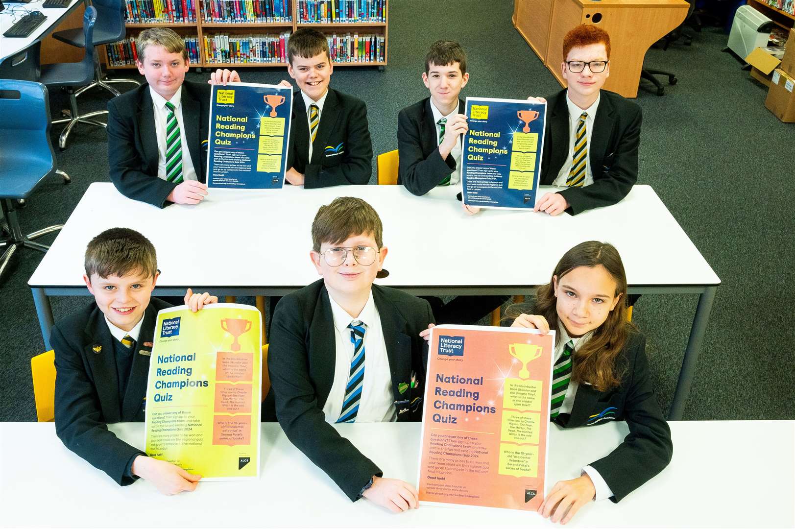 Students from Thomas Clarkson Academy in Wisbech took part in the reading championship. Picture: Ian Burt