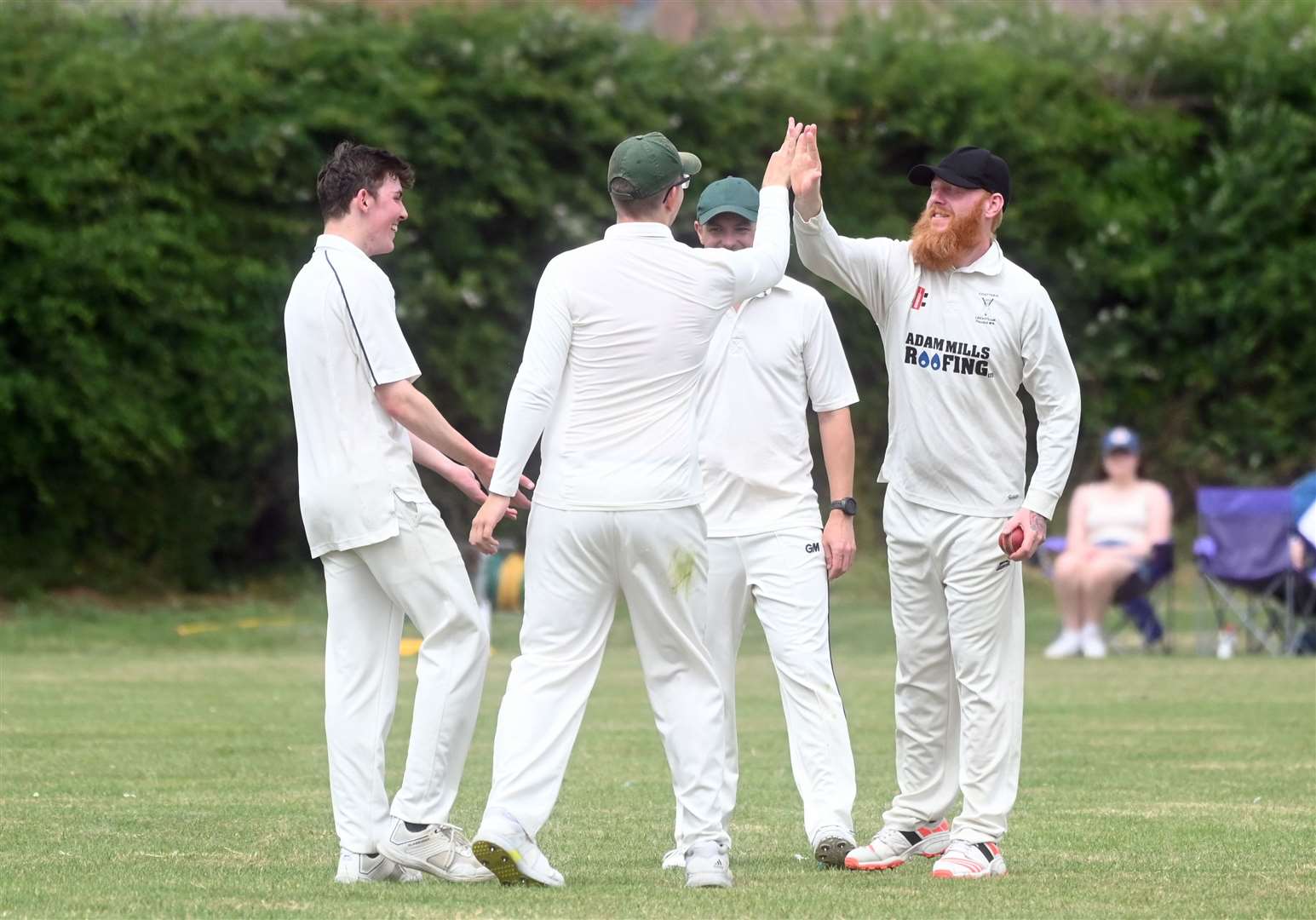 Action from Chatteris 2nds against Wisbech 3rds in CCA Junior League 3 North