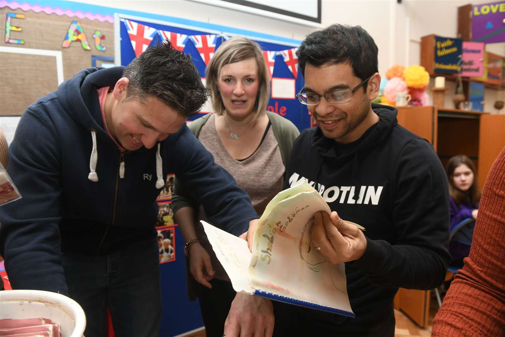 Former St Peter's school pupils returning to open the time capsule. (30017931)