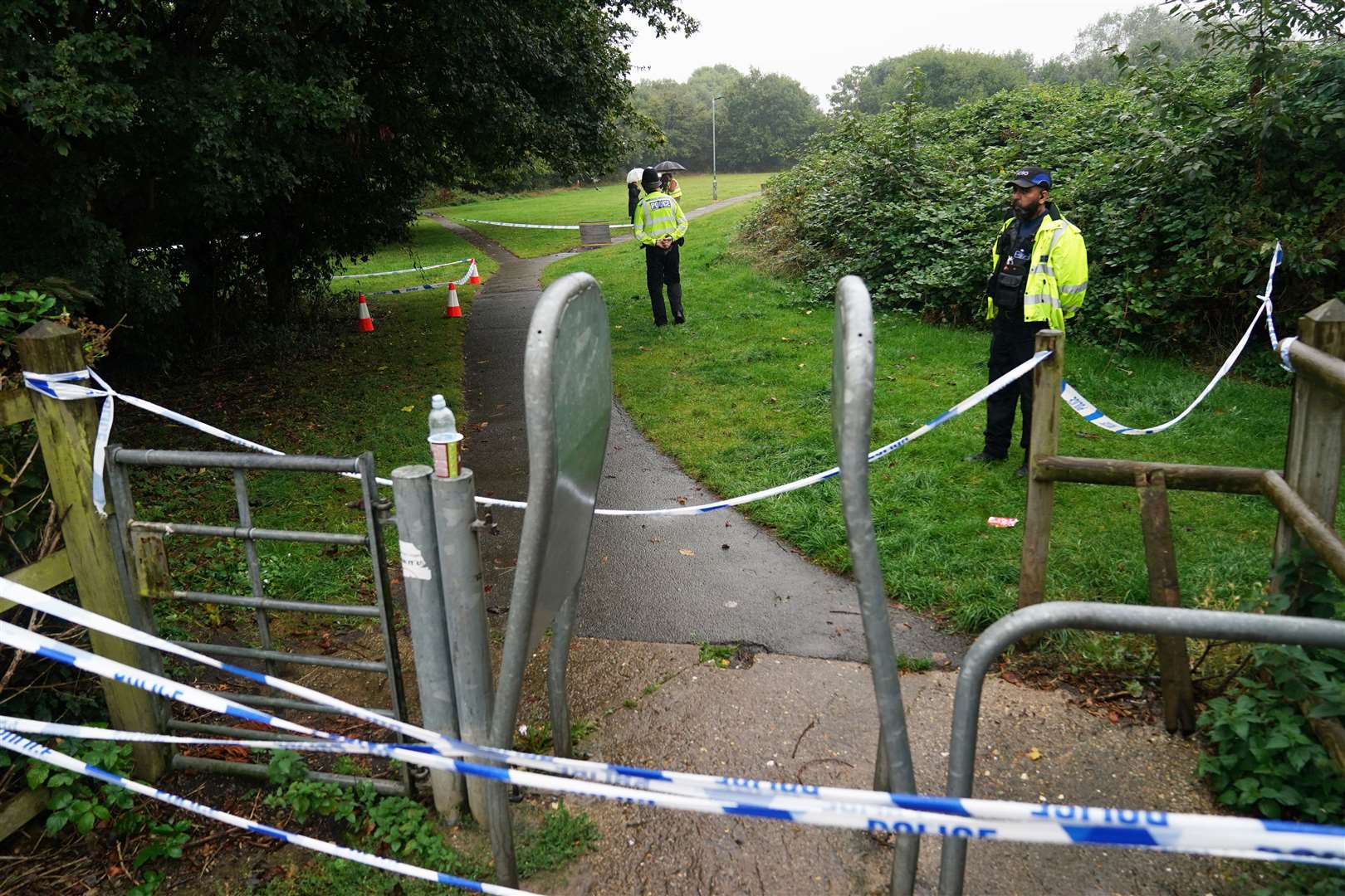 Both children accused of killing Mr Kohli ran from the park after he was injured (Jacob King/PA)