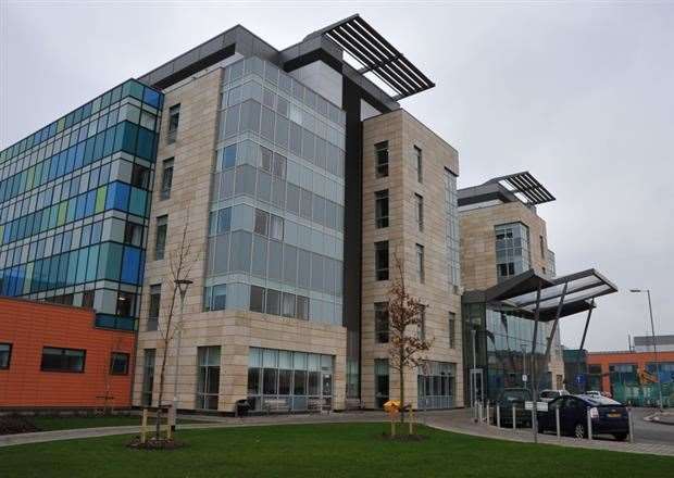 Peterborough City Hospital.