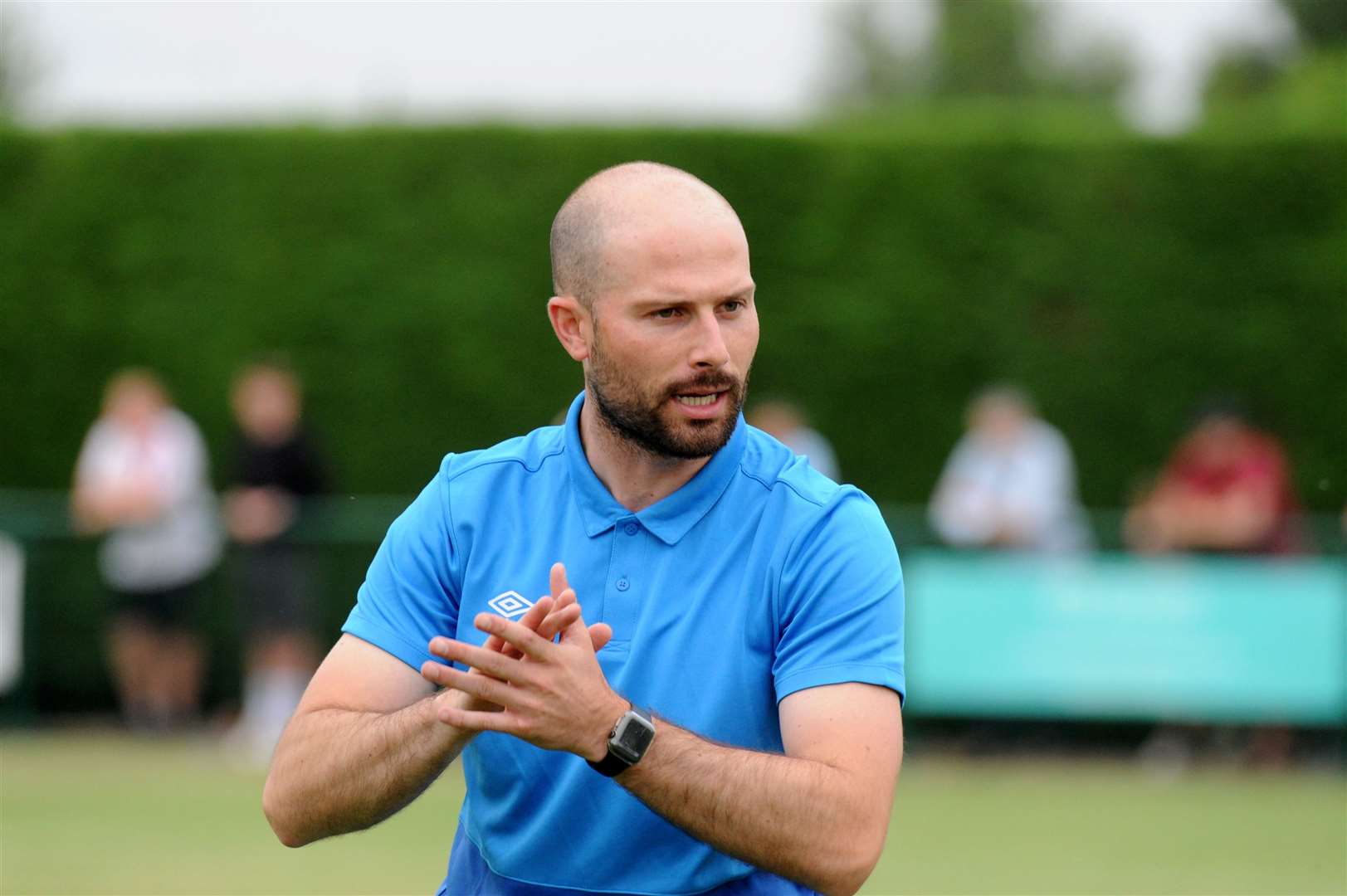 Wisbech Town manager Luke Hipwell.