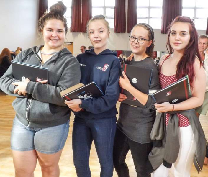 From left: Connie Snow, Hannah Murfitt, Kaylea Chapman and Ruby Coady.