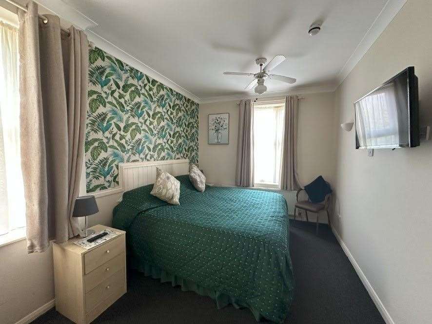 One of the decorared rooms in the hotel