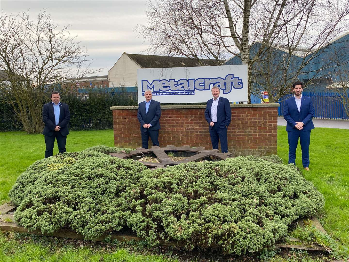 Metalcraft’s new-look senior management team, L-R Martin Lawrence, Martin Johnson, Ian Bannister and Chris Duggan. (44164004)