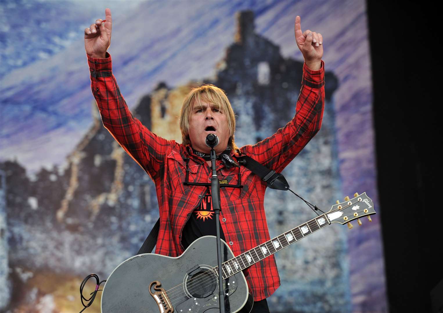 Mike Peters joined Big Country, playing with the band from 2011 to 2013 (Anthony Devlin/PA)