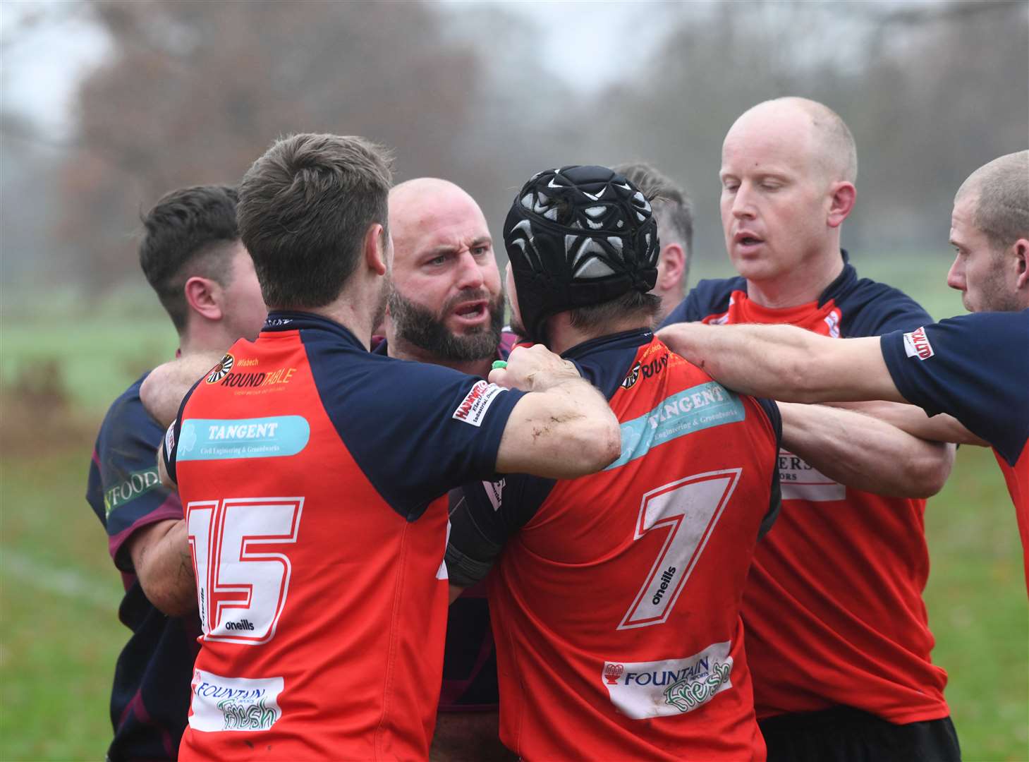 Wisbech v Spalding rugby action. (53807101)