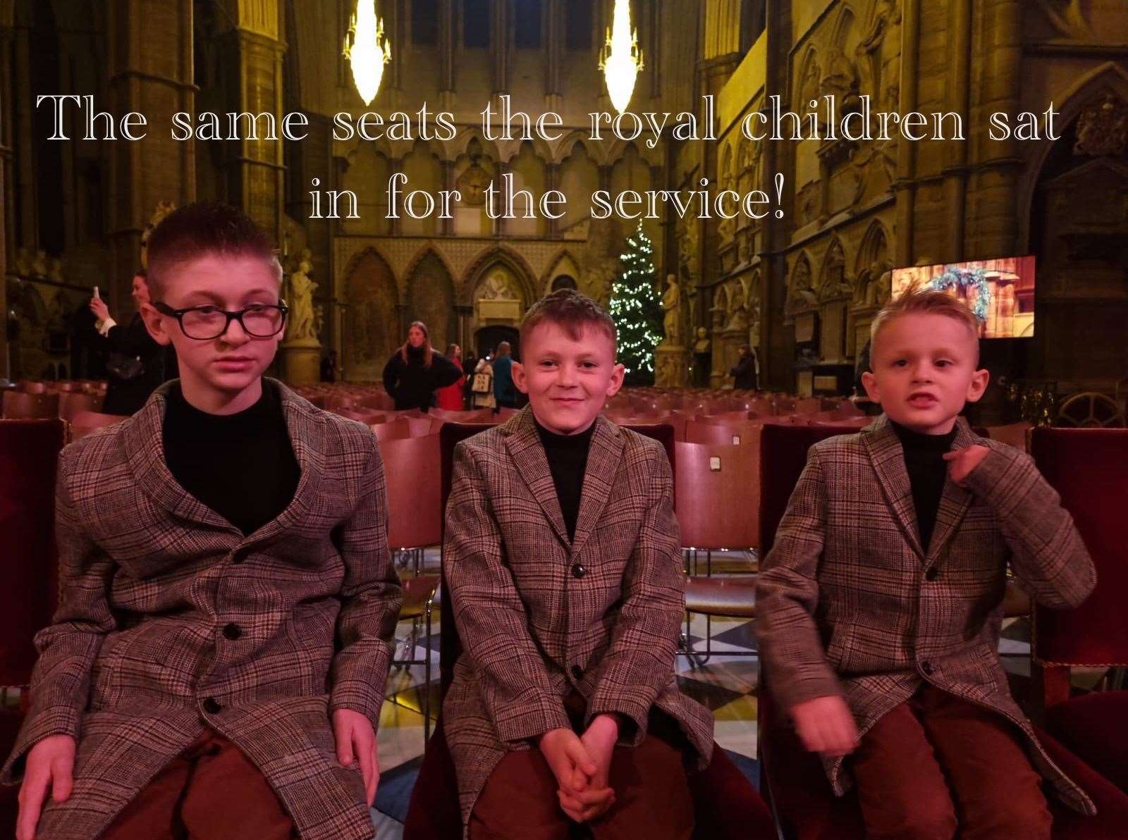Wisbech family attend Westminster Abbey Christmas Concert by Royal