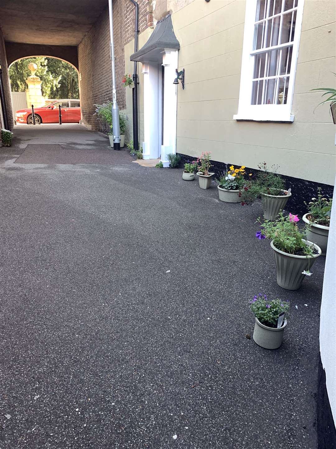 Flowers at Ghost Passage in Wisbech. (59146904)