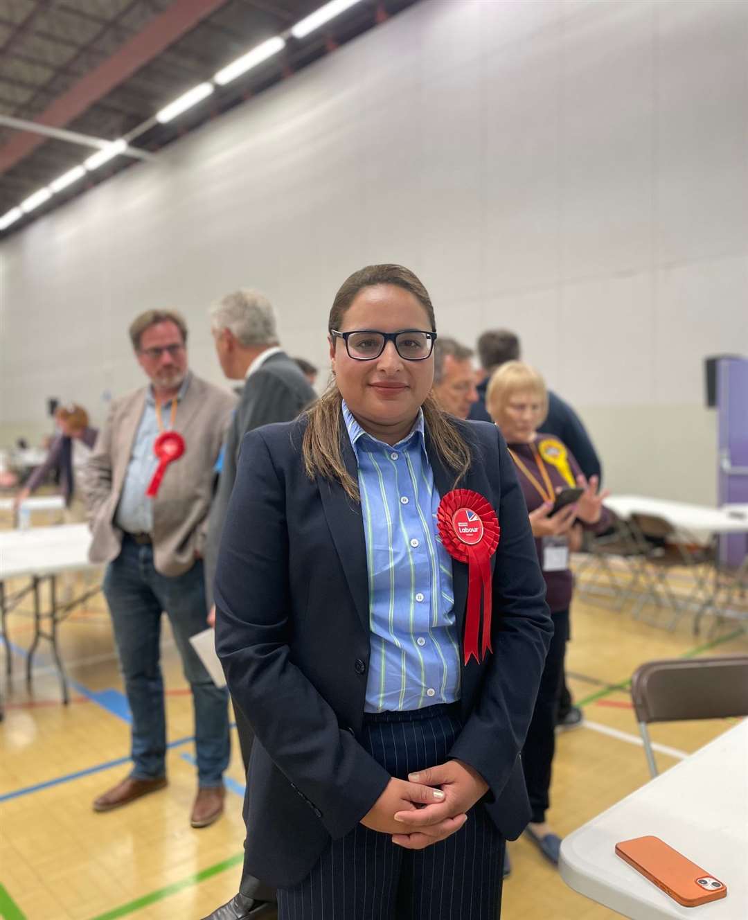Javeria Hussain was in third place for Labour.