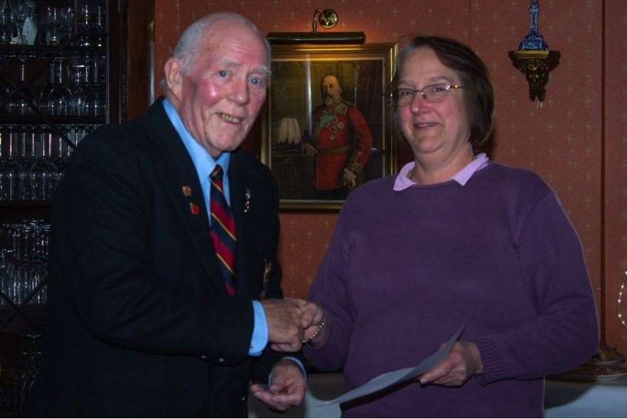 Penny Bale receives her 25 year award