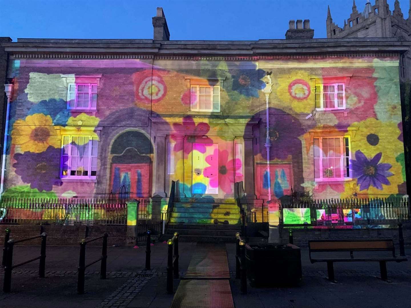 MarketPlace recently delivered an innovative art project which saw buildings across Fenland towns become the focus of light displays