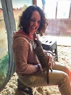 Sarah Oldham enjoyed a meerkat experience recently.