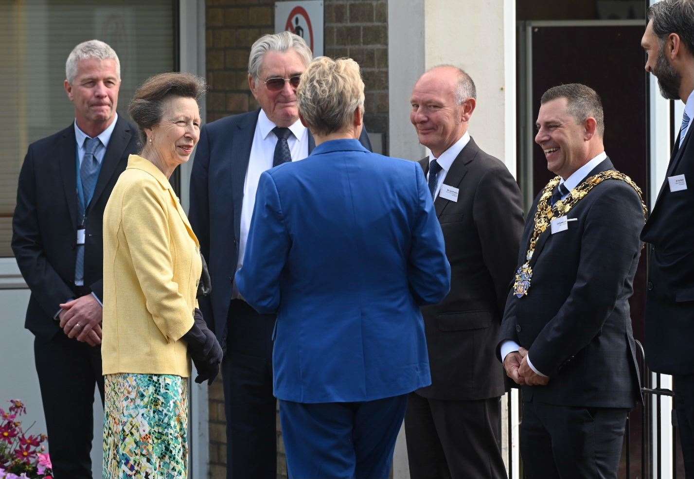 Princess Anne was in Wisbech today visiting the Queen Mary Centre and talking to local dignitaries. (56716170)