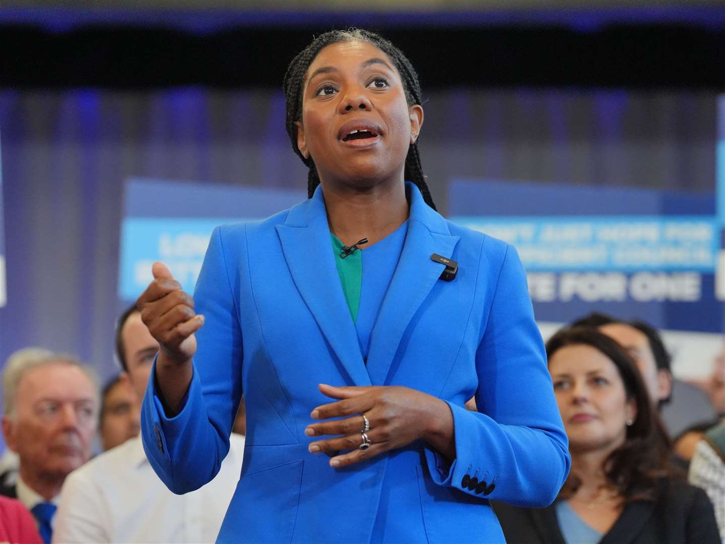 Kemi Badenoch has said the Conservatives would not rush policy proposals (PA)