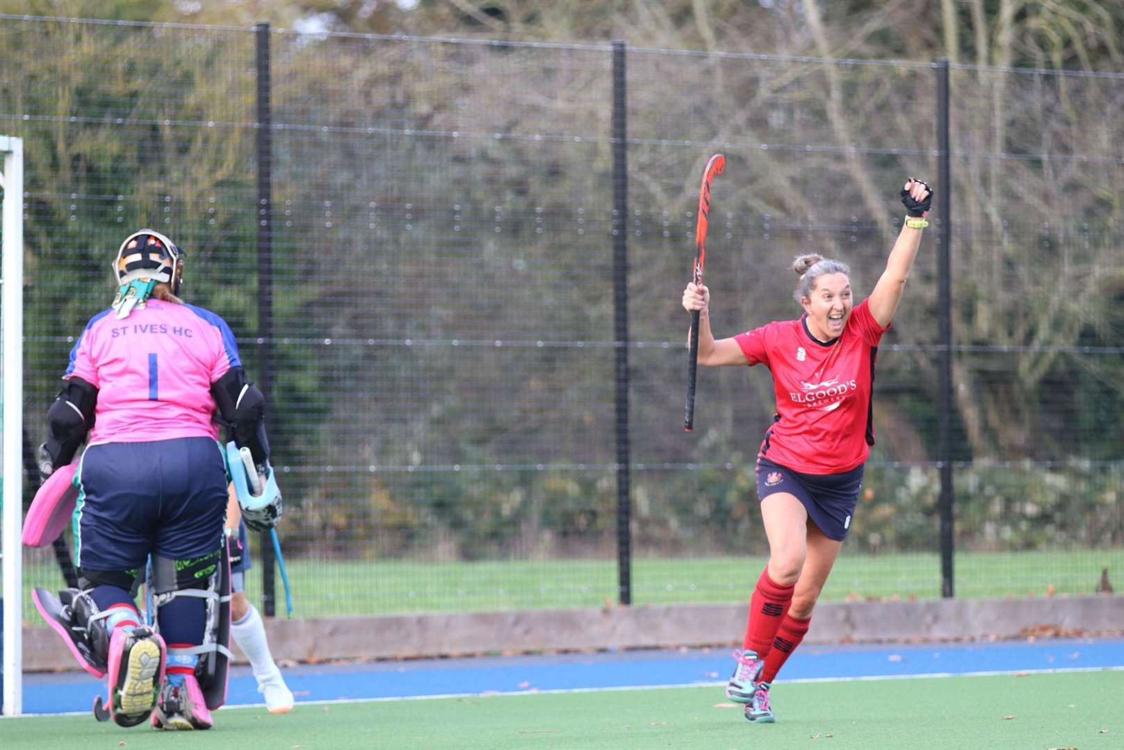 Sam Pritchard celebrates. Picture: Tim Chapman