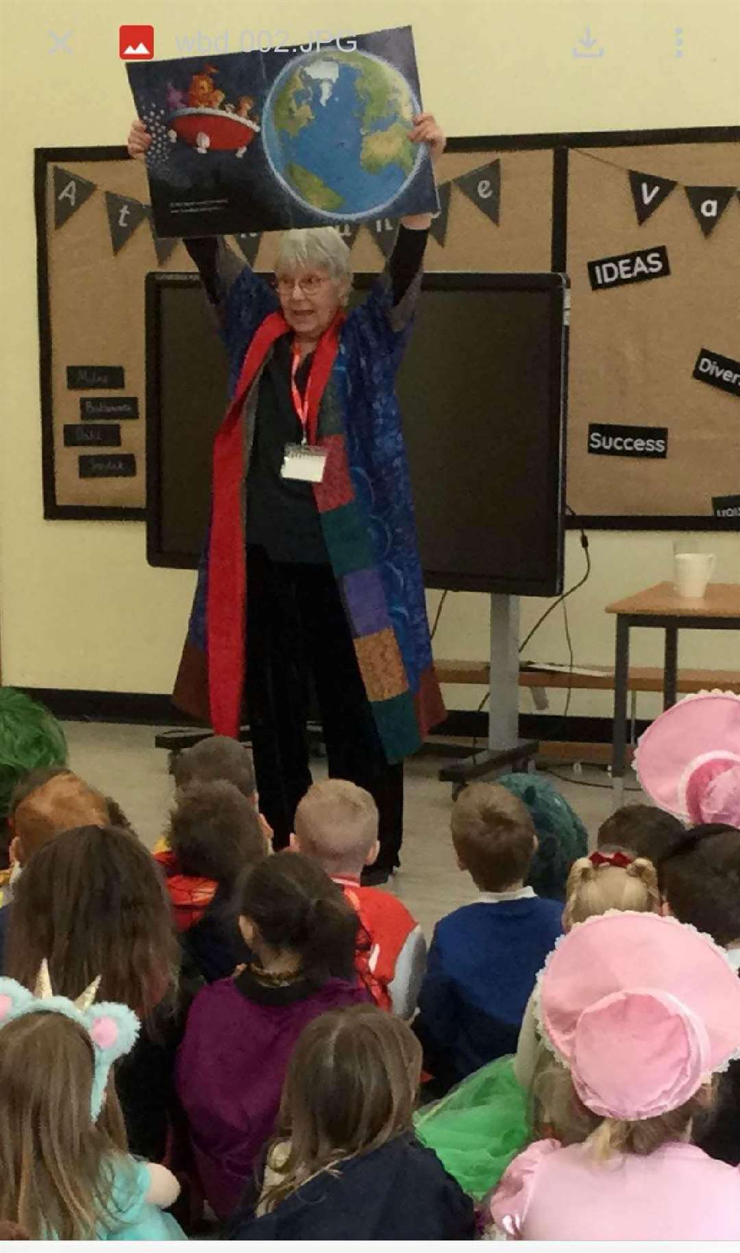 Staff and children at Westwood Primary School in March also joined the World Book Day fun