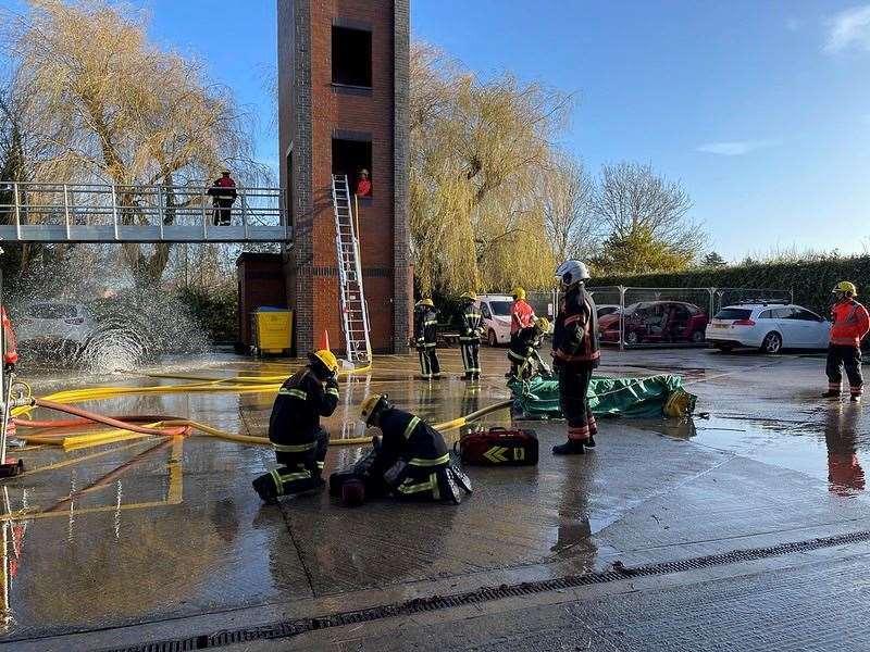 A group of Fenland youngsters have been benefitting from fire service training to help develop team working skills, increase self-esteem and confidence