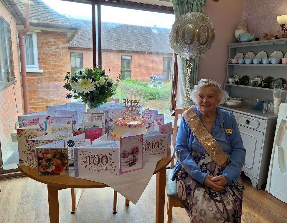 Readers sent in cards for Elsie's special day