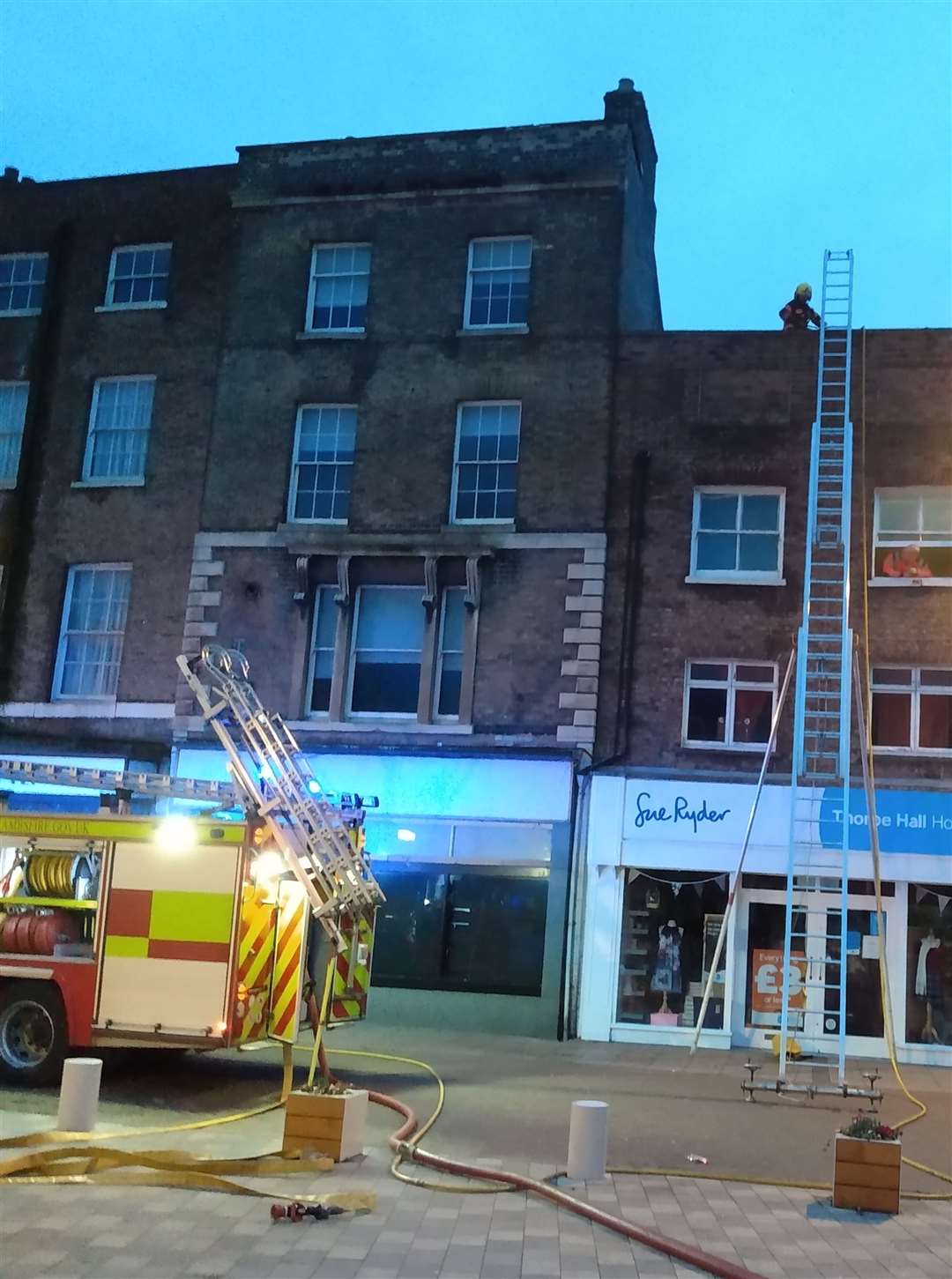 At 5.40pm on Sunday (12) crews were called to a fire on Wisbech Market Place.