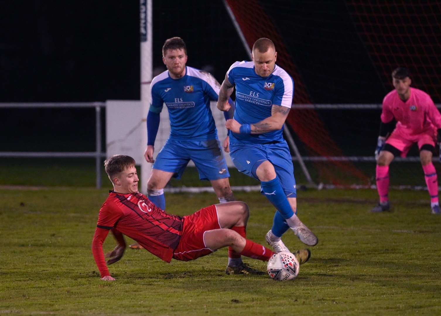 Harrison Taylor gets stuck in