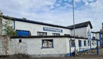 The former MOT test centre is in need of extensive repairs