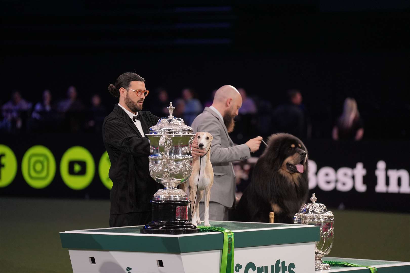 Miuccia was crowned best in show on Sunday night (Joe Giddens/PA)
