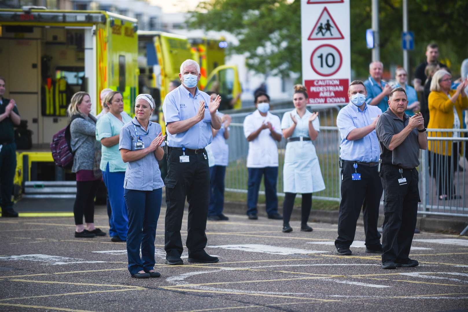 Clap for our Carers at the QEH in the summer