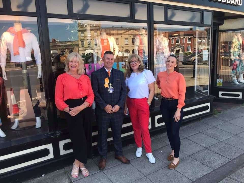 Businesses in Wisbech including Goddards went orange on Wednesday to mark National Battens Disease Day. (48071362)