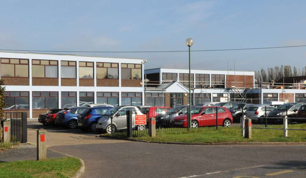 Exterior view of Marshland High School, West Walton ANL-140410-084516009