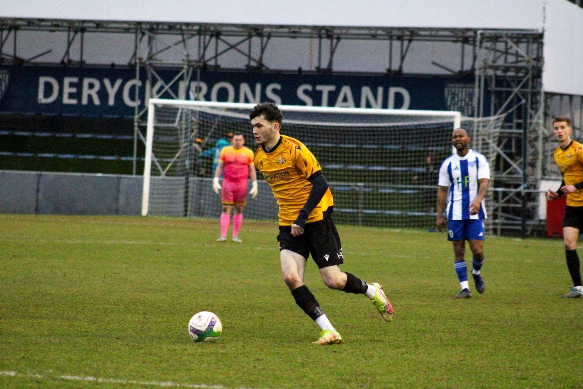 Action between Eynesbury Rovers and March Town. Picture: Amber Kent