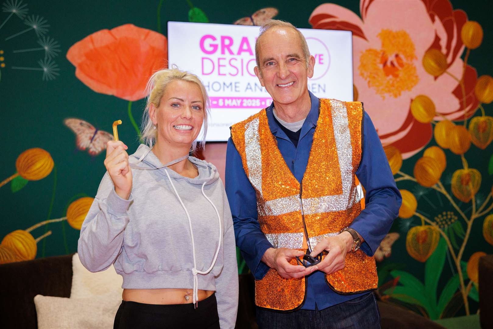 (from left to right) Hayley McAuley and Kevin McCloud (Sam Frost Photography/PA)