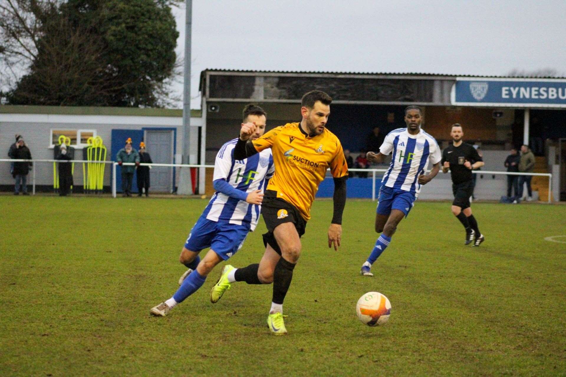 Action between Eynesbury Rovers and March Town. Picture: Amber Kent