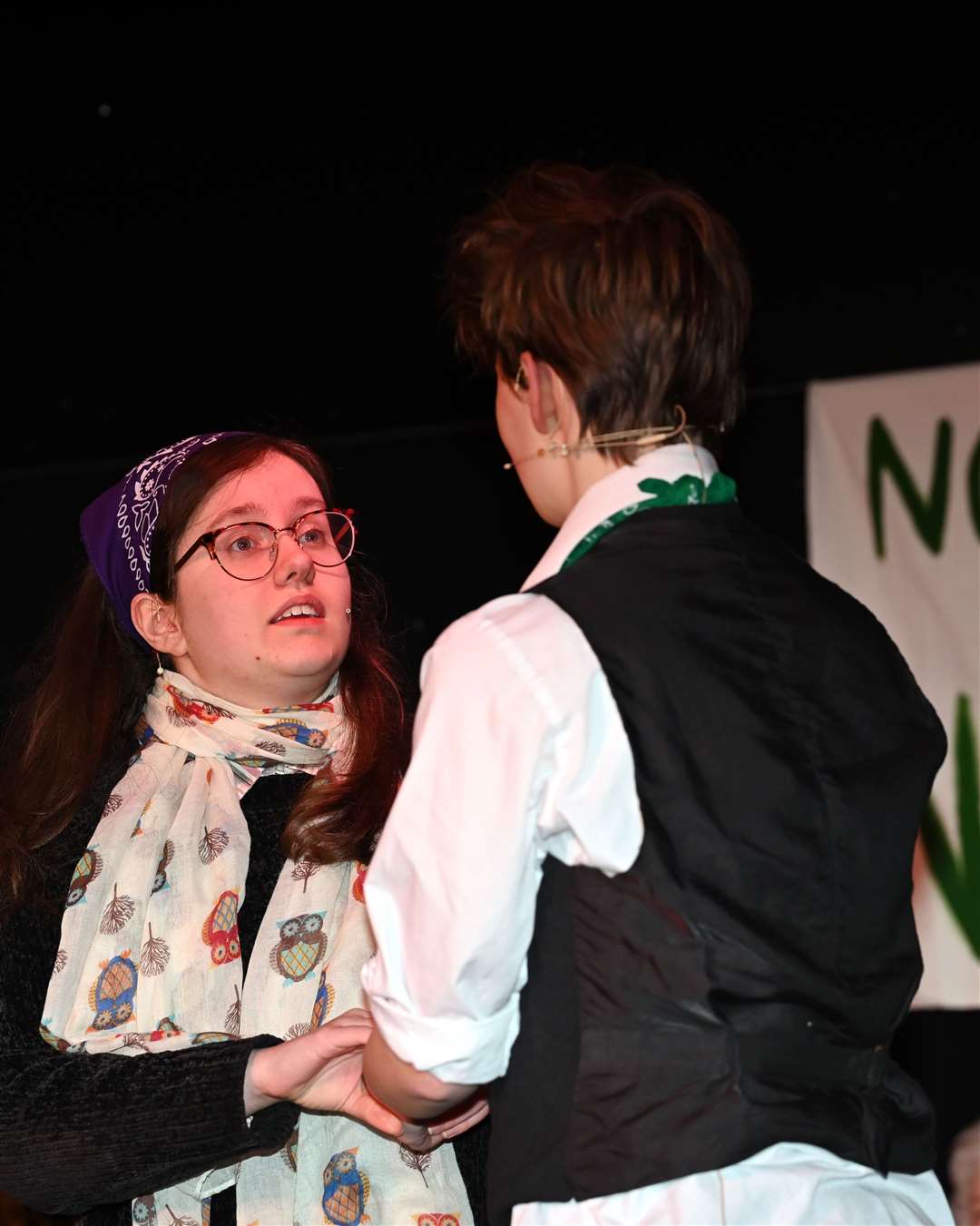 Nine Lives Theatre dress rehearsal of Superglue. (55274457)