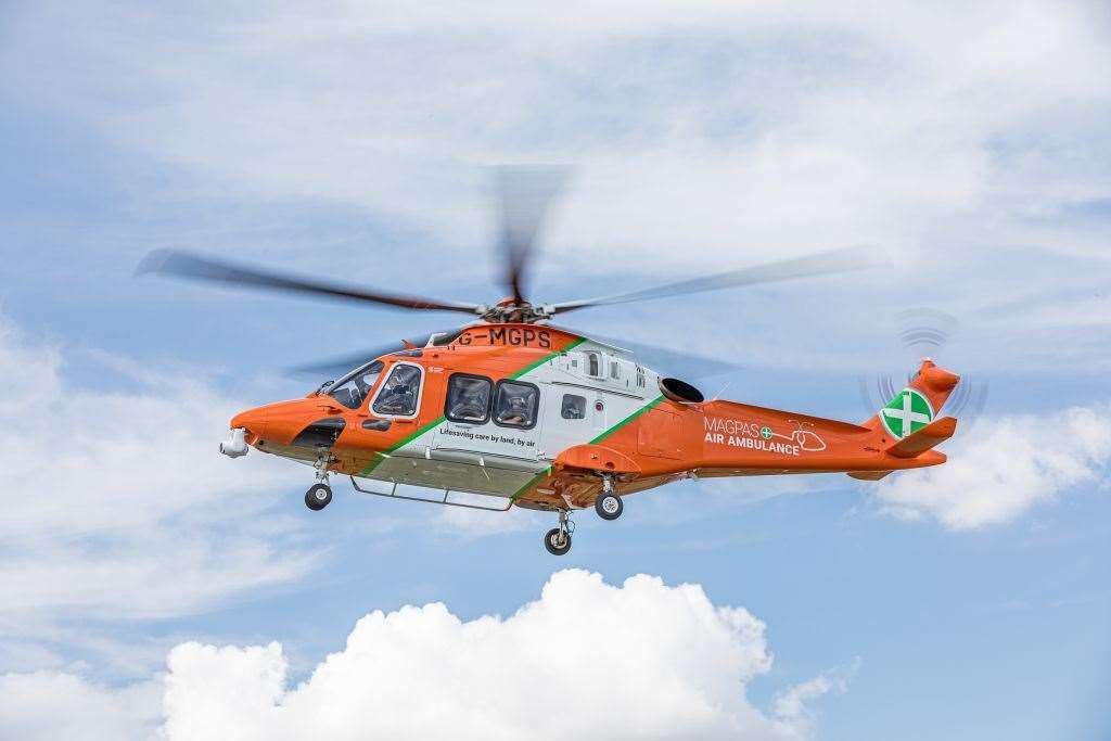 Magpas Air Ambulance is part of a partnership aiming for no road deaths in Cambridgeshire by 2040. (44396253)