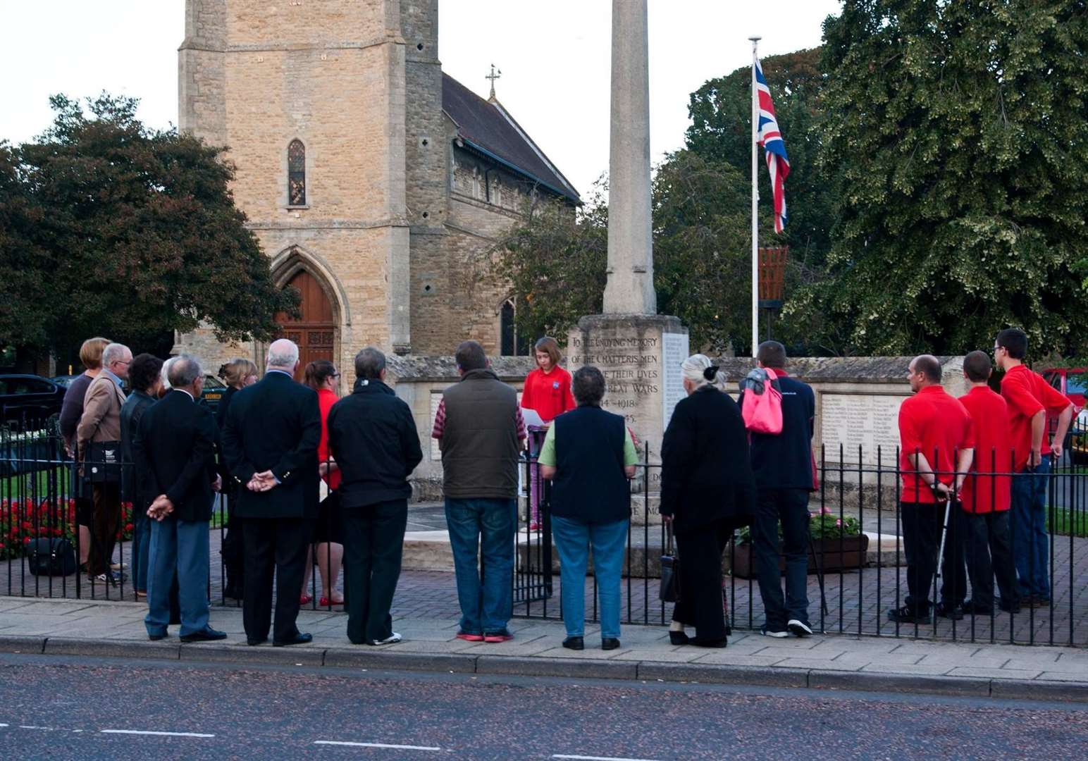 The first ceremony was held in August 2014 to remember Private Tom Seekings, who was killed in action less than a month after the outbreak of World War One. Photo: Chatteris Royal British Legion. (35465309)