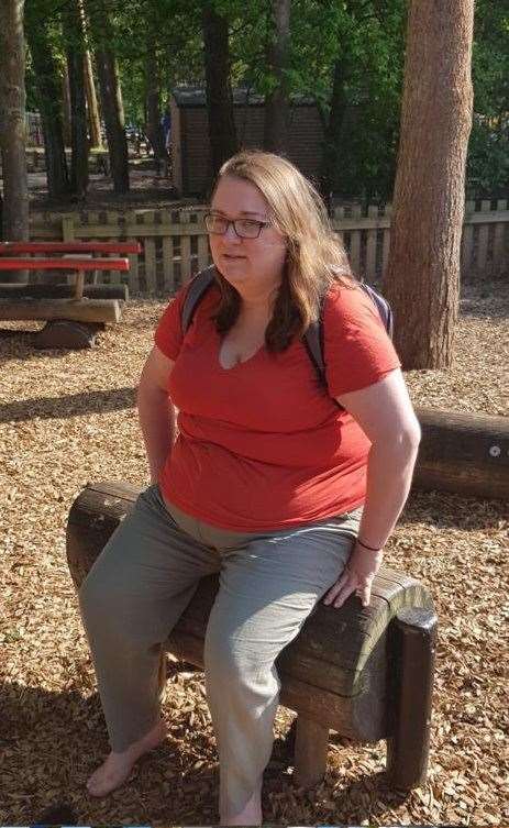 Charlotte before her weight loss. (40075777)