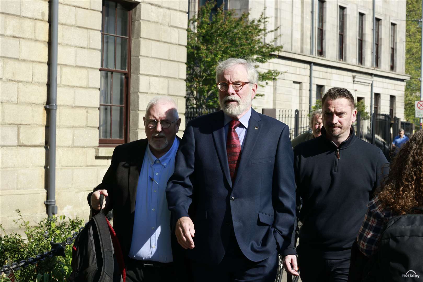 Gerry Adams is expected to be cross-examined on Friday (Arthur Carron/PA)