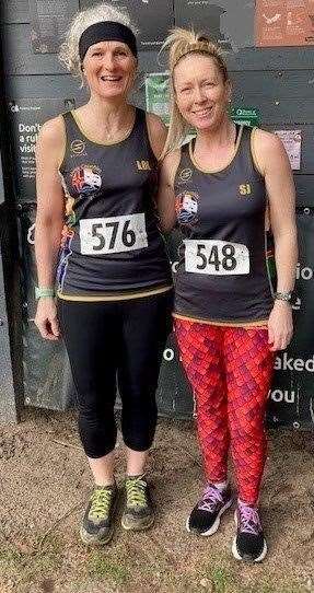 Lorraine and Sarah-Jane from Three Counties Running Club (63360400)