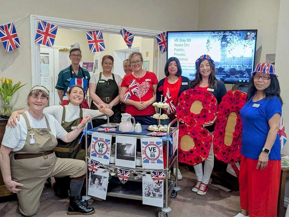 Staff at Hickathrift dressed for the occasion
