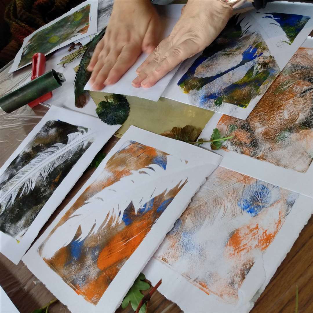 Printmaking with Syrah
