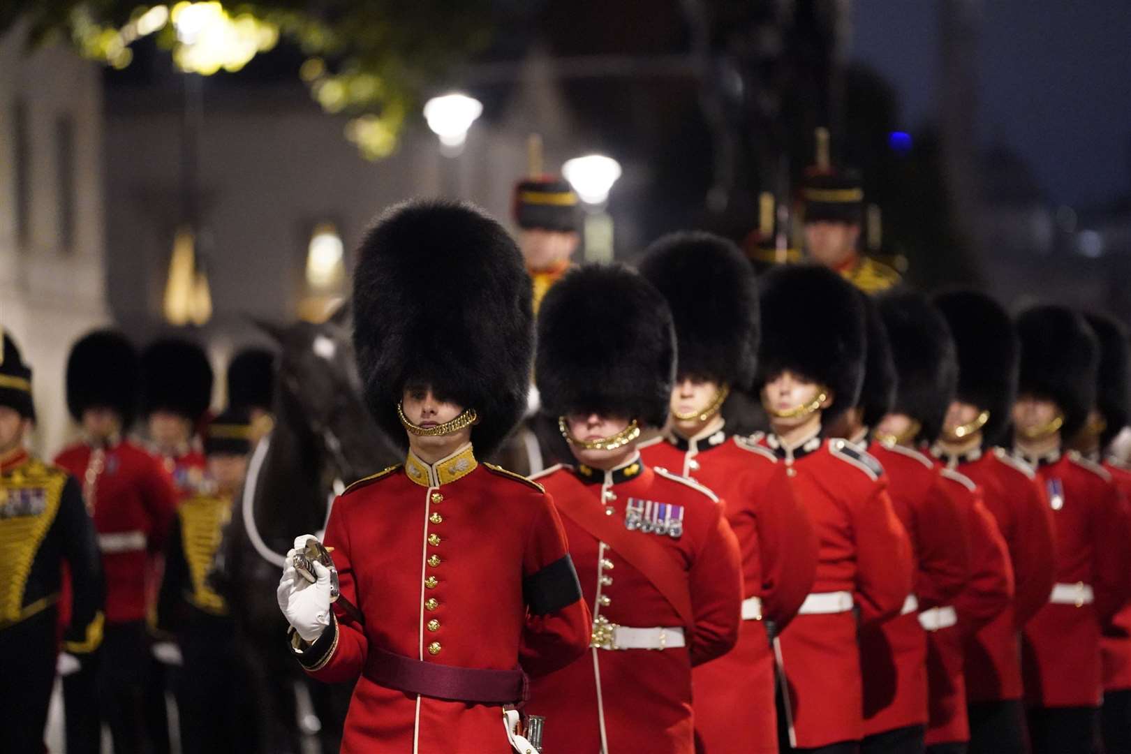 Early morning rehearsals for the Queen's funeral have been taking place all week in London. Picture: Danny Lawson/PA.