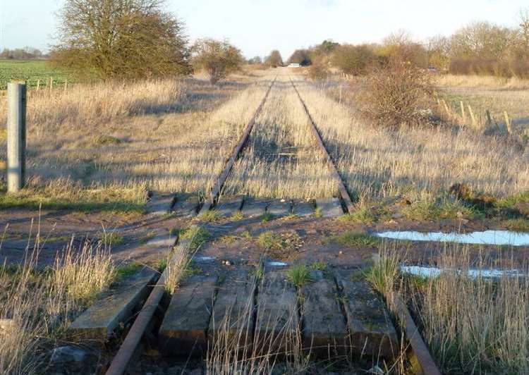 The old line near Coldham. Photo: Richard Humphrey/Geograph Project.