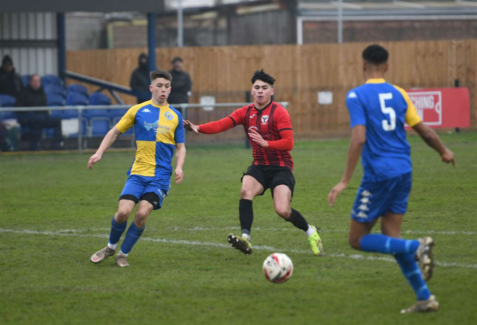 Josh Lewis in action