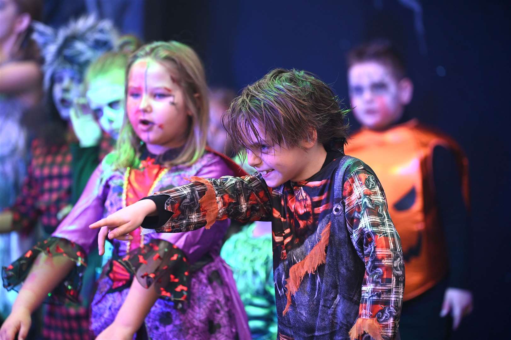 Nine Lives Theatre Company dress rehearsal of their Halloween show. (60312201)
