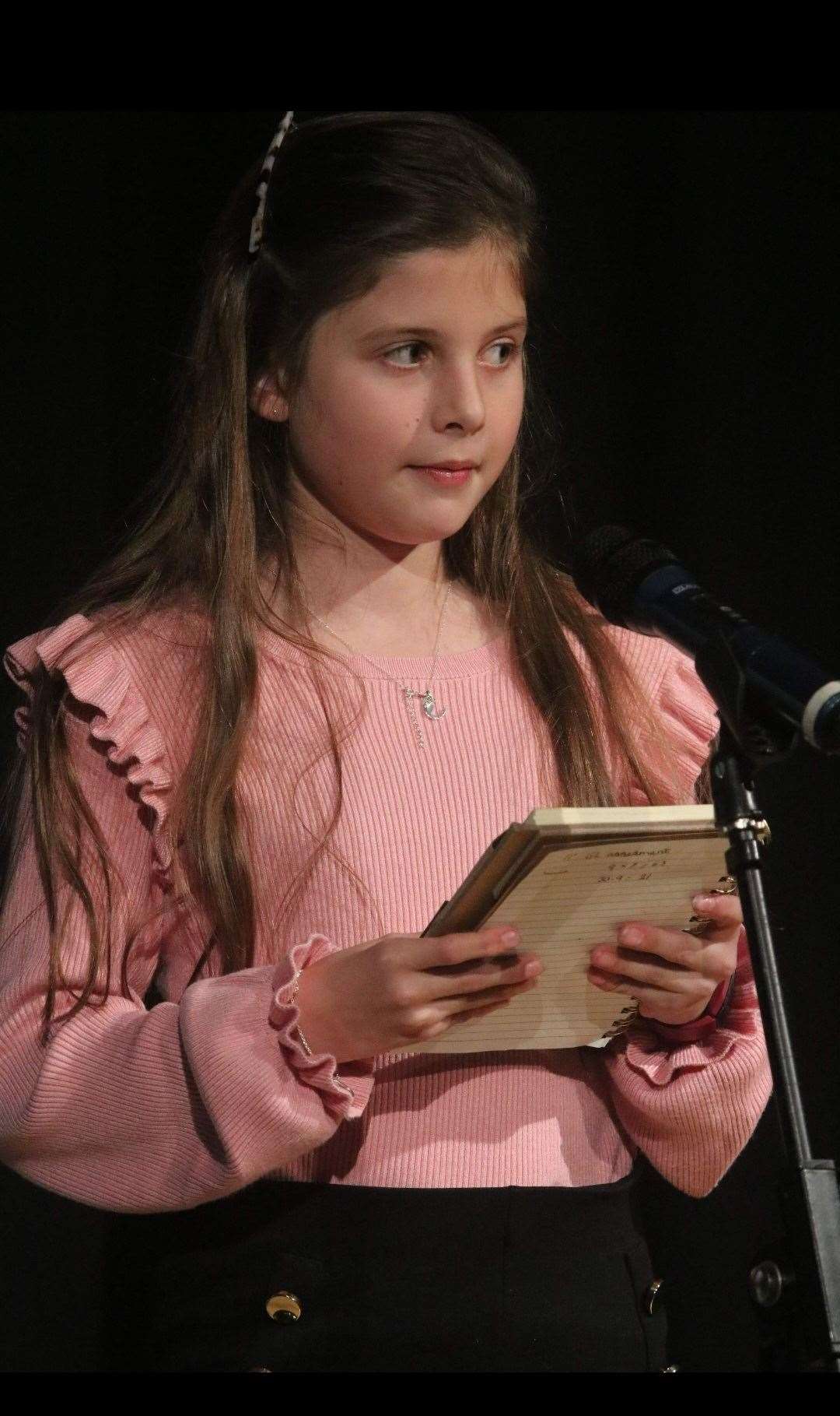 Amelie Barclay was placed third in the junior Poet Laureate competition. Photo: Tim Chapman. (60877225)