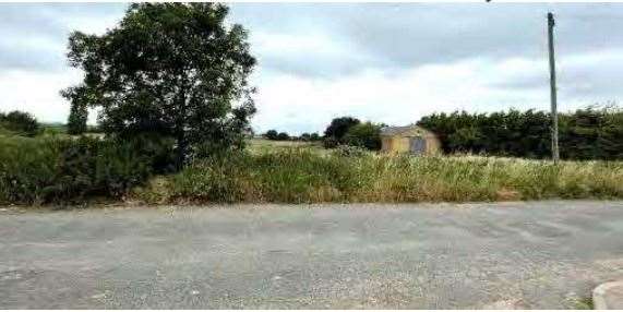 The proposed access location for the homes development off West Street.