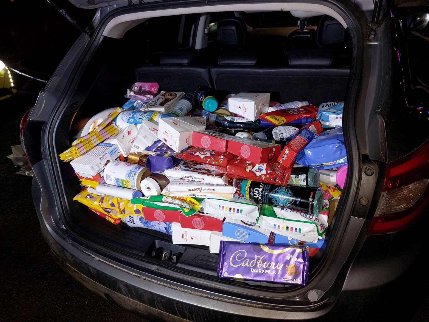 Some of the goods stolen by Mitica Baiaram who targeted Fenland stores