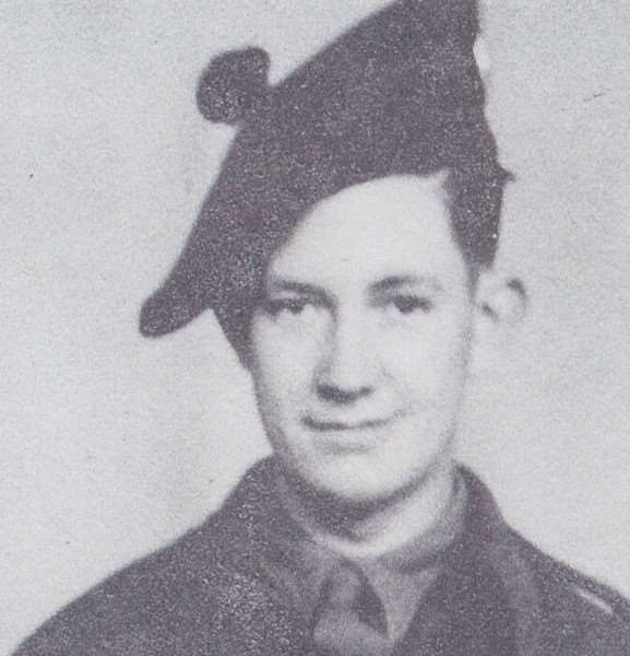 Ron Sanderson in his army days.