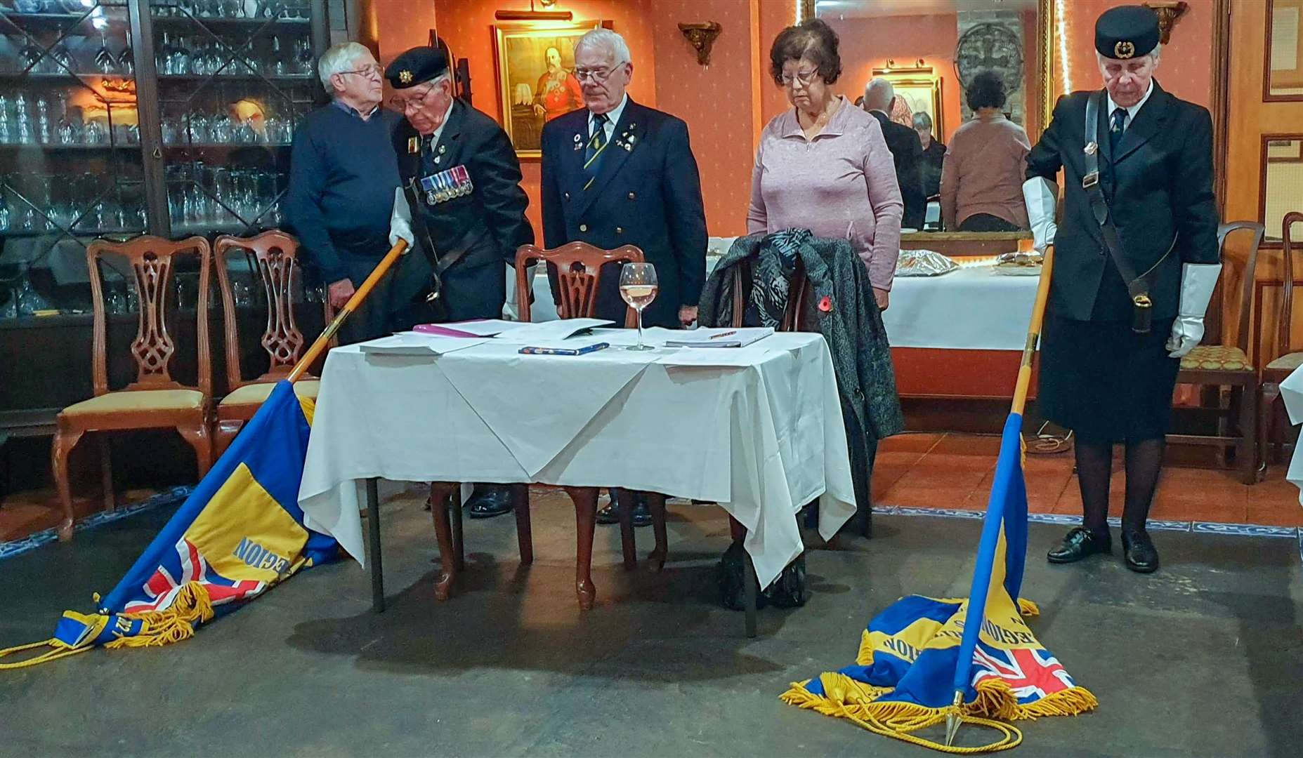 Chatteris Royal British Legion Branch say farewell to chair Major Norman Larke after 20 years. (53171371)